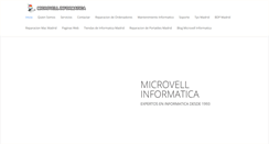 Desktop Screenshot of microvell-informatica.com